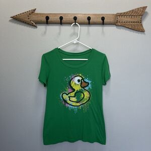 The Sugar Factory | Duck Splatter Paint Short Sleeve Top Large Women’s Las Vegas